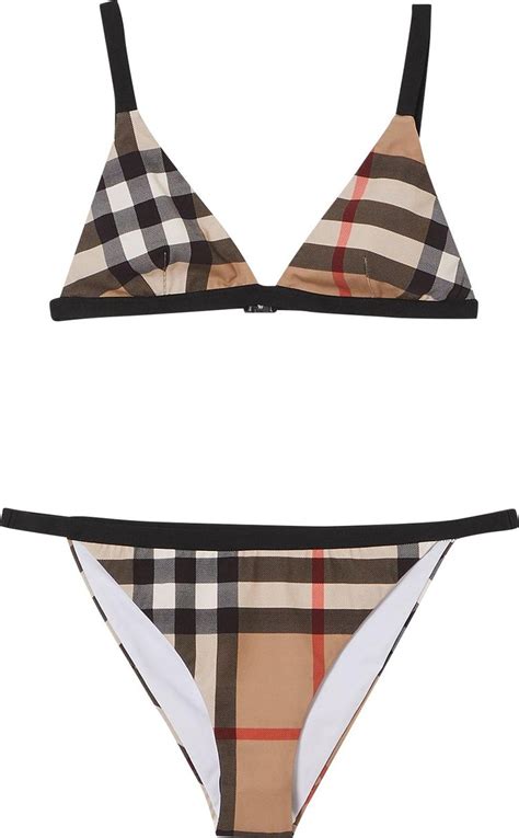 burberry triangle bikini